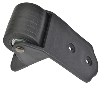 Butterfly Catch Surface Mount Black Coated Steel